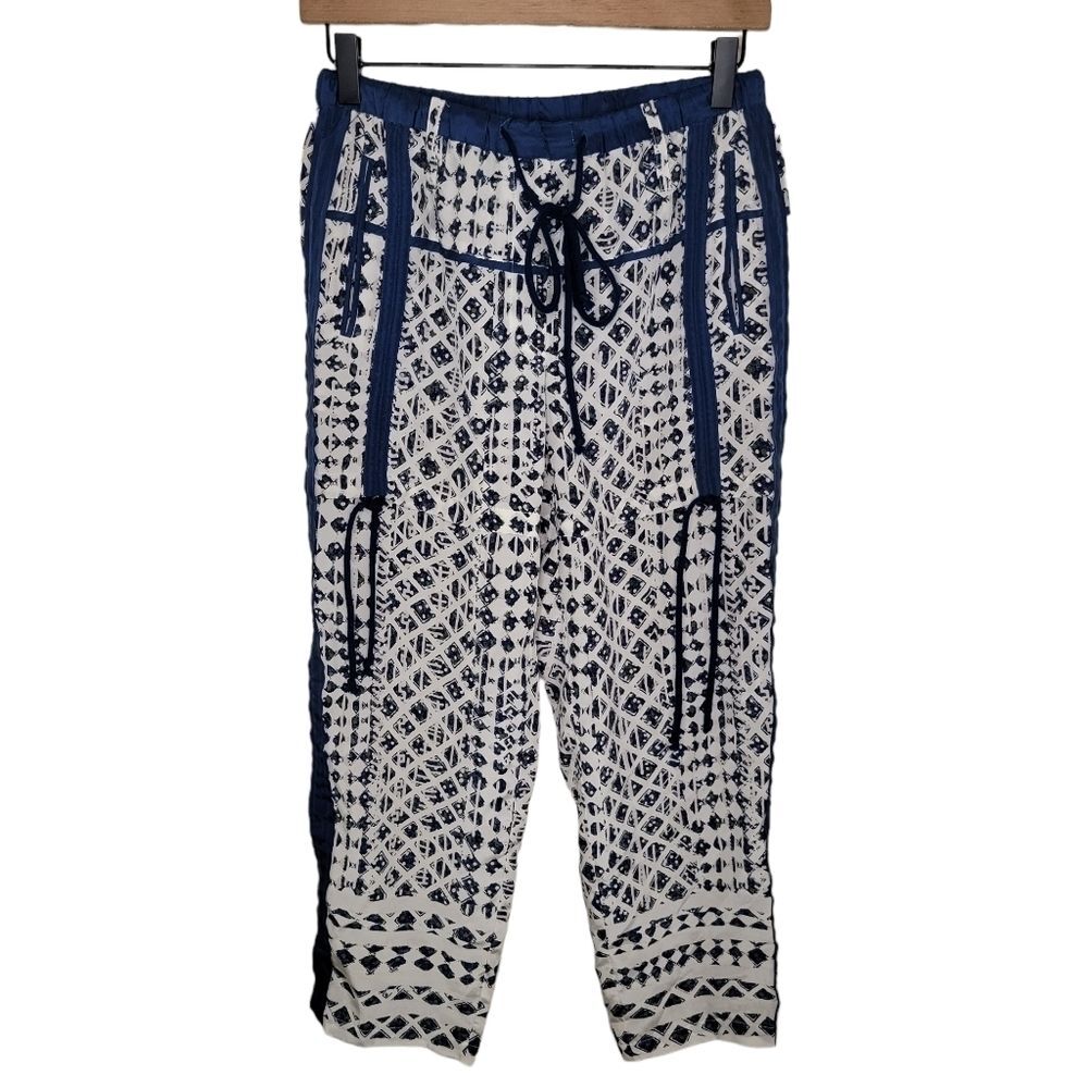 Edun Women's bohemian silk crop pants size Xs